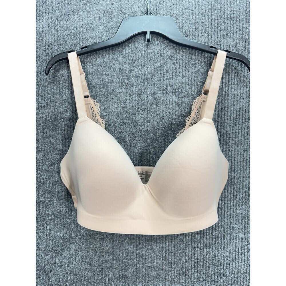 Soma Bra Size 40D Enbliss Luxe Wireless Lace Back J Hook Wirefree Lightly Padded